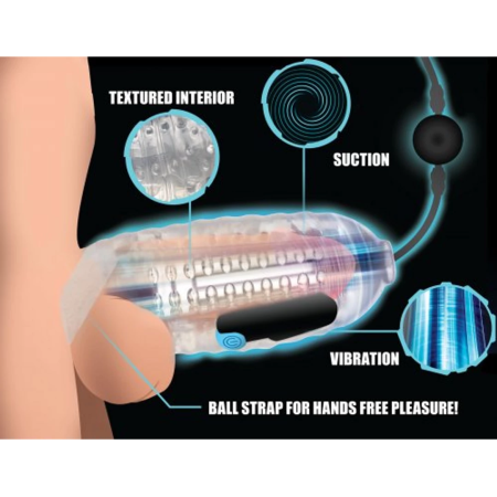 XR Brands The Milker Pro Edition Automatic Suction Device Black