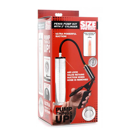 XR Brands SM Intimate Vacuum System Transparent 9 Inch Cylinder Set