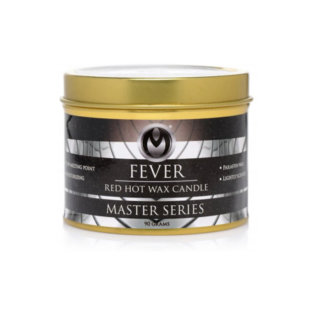 Fever Red Paraffin Candle - Low-Temperature Wax Play Accessory