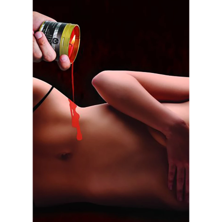 Fever Red Paraffin Candle - Low-Temperature Wax Play Accessory