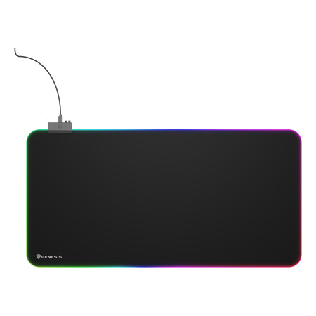 GENESIS Boron 500 XXL RGB Žaidimo pelės padėkliukas Juoda