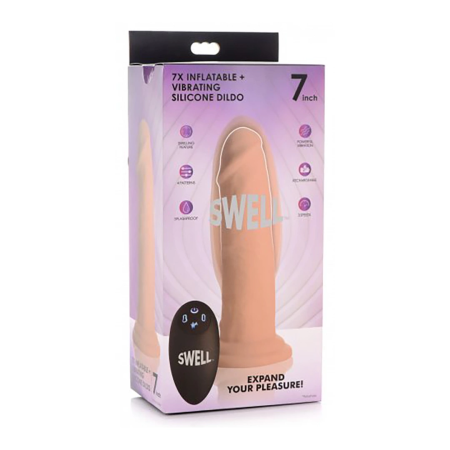 XR Brands Swell Inflatable Silicone Device 18 cm with Vibration