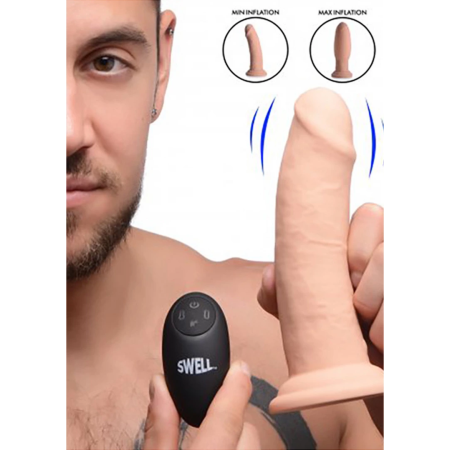 XR Brands Swell Inflatable Silicone Device 18 cm with Vibration