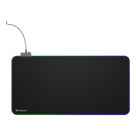 GENESIS Boron 500 XXL RGB Žaidimo pelės padėkliukas Juoda