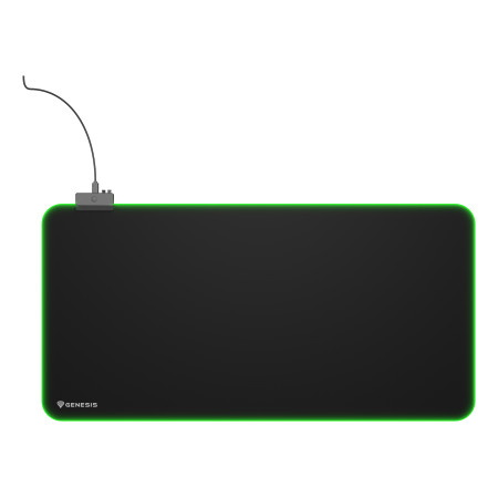 GENESIS Boron 500 XXL RGB Žaidimo pelės padėkliukas Juoda