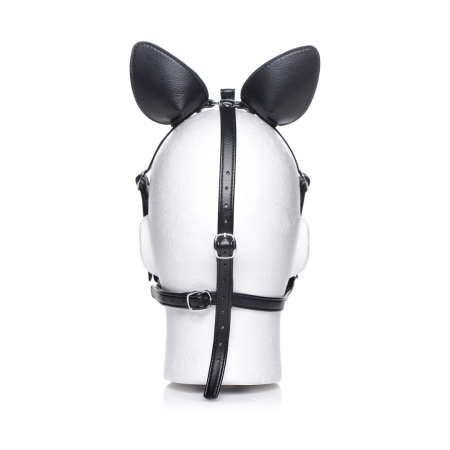 Dark Horse Pony Head Harness Silicone Bit Adjustable Vegan Black