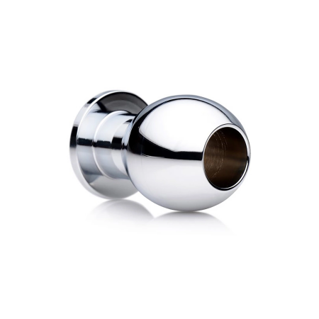 XR Brands Small Abyss Metal Hollow Dilator Plug - Compact Size