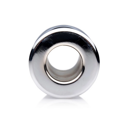 XR Brands Small Abyss Metal Hollow Dilator Plug - Compact Size