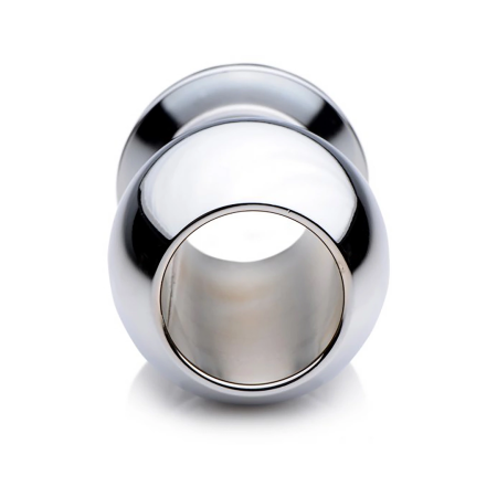 XR Brands Large Hollow Intimate Dilator Metal Plug 50mm