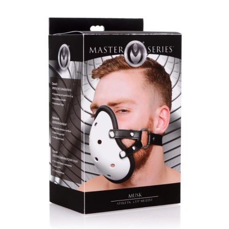 Musk Athletic Cup - Adjustable Silicone Muzzle with Removable Straps