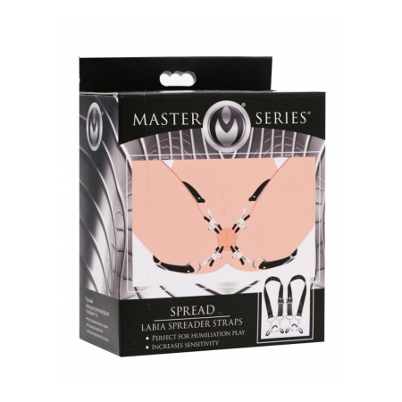 Master Series Labia Spreader Adjustable Thigh Strap Restraint System