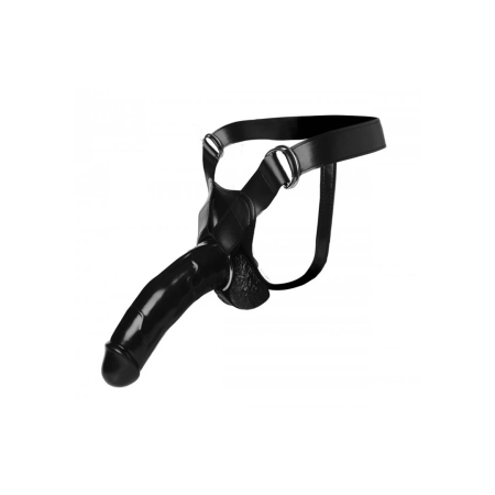 XR Brands Infiltrator II Adjustable Hollow System, Black, Large