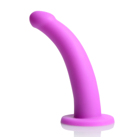 Navigator Silicone Curved Model with Adjustable Harness, Purple, 18 cm
