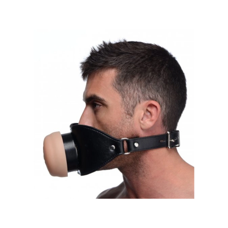 Pipedream Face Harness Gag with Anatomical Mouth Insert, Adjustable