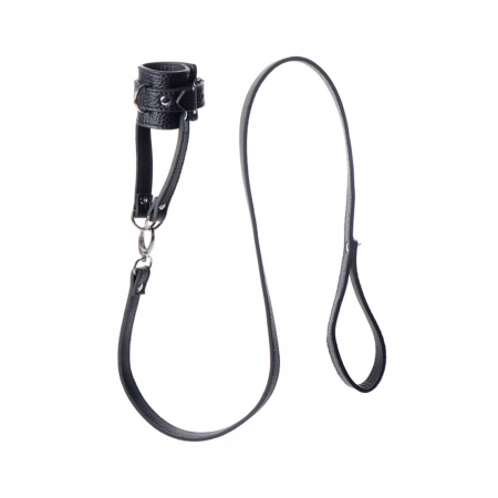 STRICT Adjustable Ball Stretcher with Leash System, Black, Universal Size