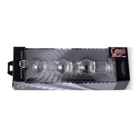 Mammoth Glass Intimate Device Three-Bump Structure Transparent