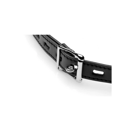 Master Series Silicone Ball Gag & Adjustable Nipple Clamp System Black