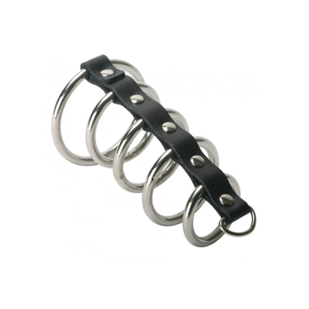 XR Brands Gates of Hell Model - Five-Ring Stainless Steel System