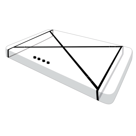 Master Series Interlace Adjustable Bed Restraint Set - Universal Fit