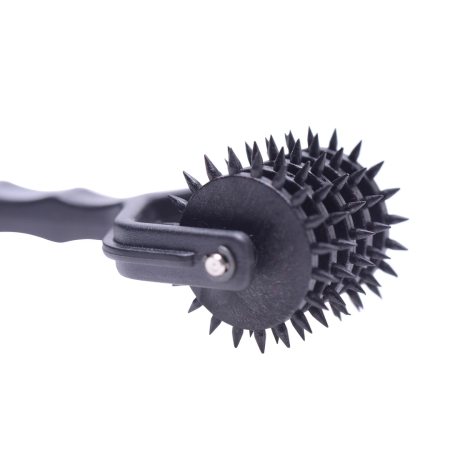 Spiked Multi-Row Sensory Pinwheel 5-Row Stainless Steel Ergonomic Handle