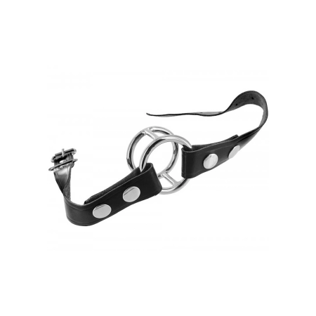 Master Series Deep Throat Gag Stainless Steel Adjustable Ring System
