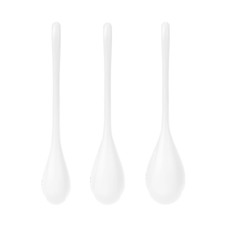 Fun Factory Yoni Power 1 Kegel Ball Set - Pelvic Floor Trainer, White/Red