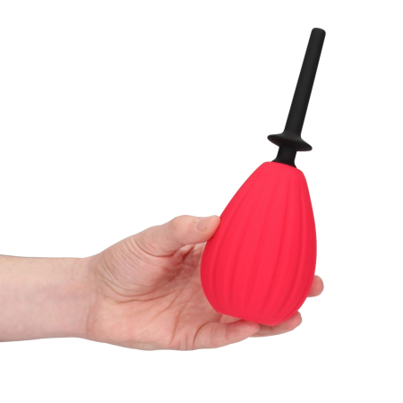 CleanStream Prelude Enema Bulb Kit Red - Slow-Flow Valve System