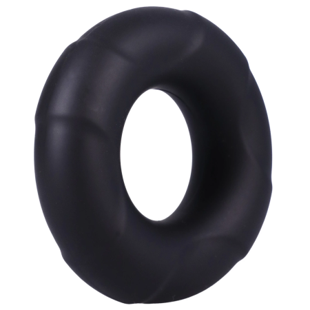 Doc Johnson TitanMen Silicone Performance Ring Black Flexible
