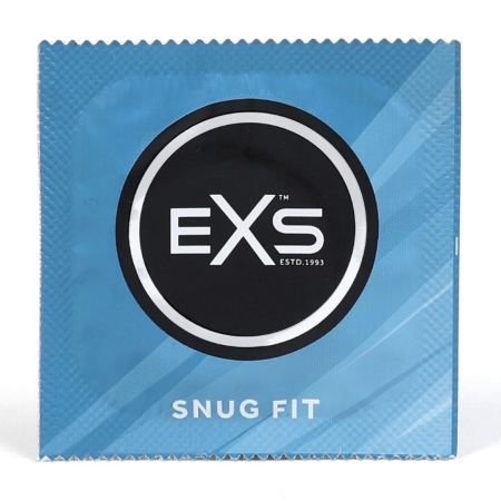 EXS Snug Fit 49mm Premium Latex Condoms 48-Pack Retail Box