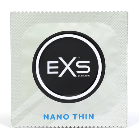 EXS Nano Thin 48-Pack Premium Ultra-Thin Latex Barrier 0.045mm Regular