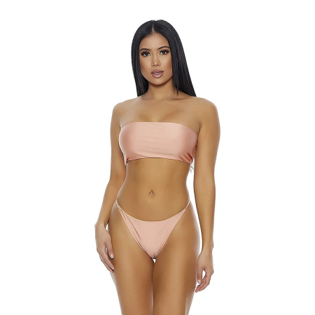 Forplay San Luis Bandeau Bikini Set XL - Trendy Two-Piece Swimwear