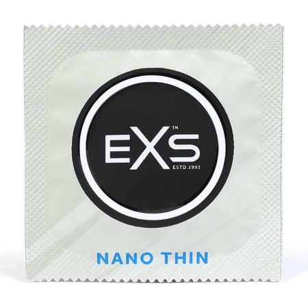 EXS Nano Thin 3-Pack Ultra-Thin Latex Protection 53mm Odorless