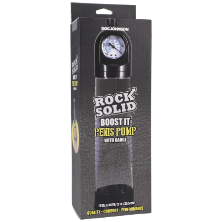 Rock Solid Boost It Vacuum System with Pressure Gauge, Transparent