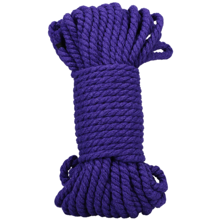 Bind and Tie 6mm Hemp Rope 15m Violet - Durable & Flexible Design
