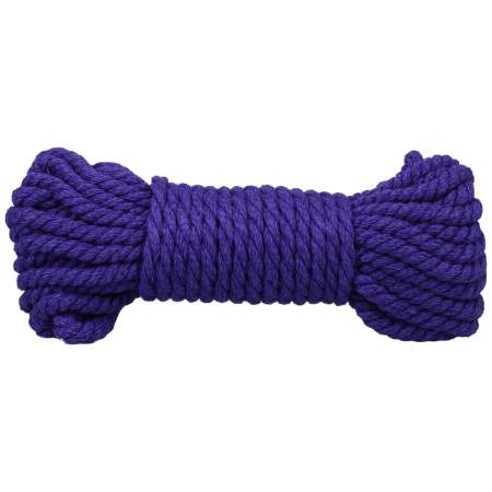 Bind and Tie Hemp Bondage Rope 6mm 30ft Violet - Durable Natural Fiber