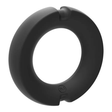 The Paradox Silicone-Metal 35mm Comfort Band Black Ring by CalExotics