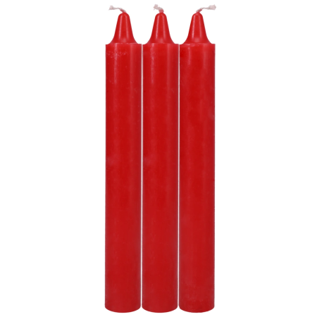 Doc Johnson Japanese Drip Candles Red - 3-Pack Sensation Play Set