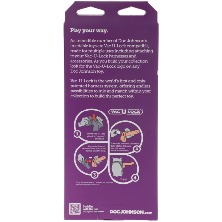 Doc Johnson UR3 Model 6 Intimate Accessory Dual-Density Brown 16 cm