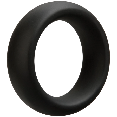 Doc Johnson OptiMALE Silicone Ring 40mm Black - Flexible Support Band