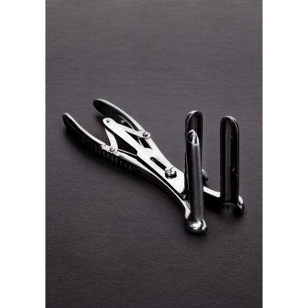 Shots Matthieu 3-Prong Steel Rectal Dilator with Adjustable Locking System