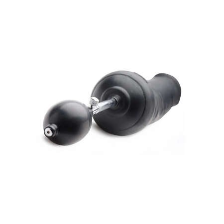 Toms Inflatable Silicone Intimate System 33.7 cm Black Adjustable Size