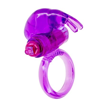 Ultra Soft Vibrating Jelly Rabbit Ring by ToyJoy - Flexible Silicone, Clear