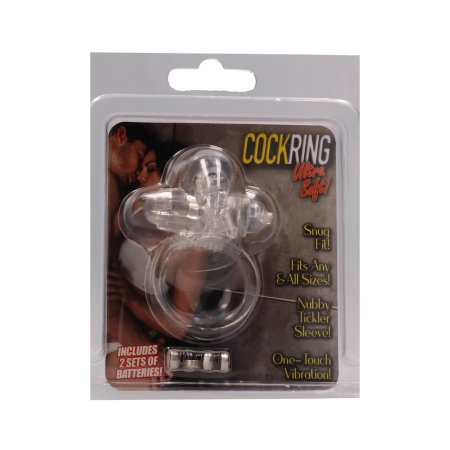 Loving Joy Bunny Vibrating Silicone Support Ring - Purple, Rechargeable