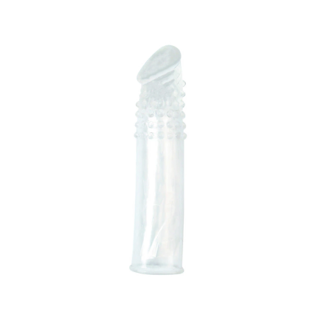 You2Toys Soft Extension Sleeve Ribbed Surface Transparent 14 cm