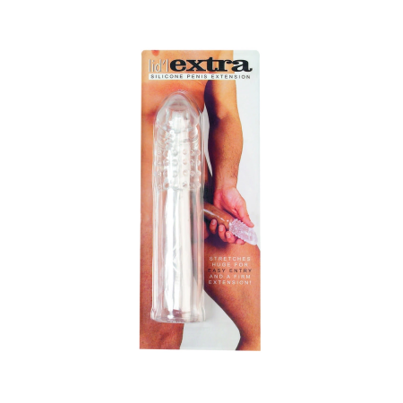 You2Toys Soft Extension Sleeve Ribbed Surface Transparent 14 cm