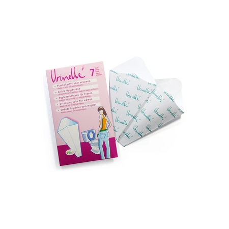 Urinelle Female Urination Aid Tube - Portable, Biodegradable, 6 pcs