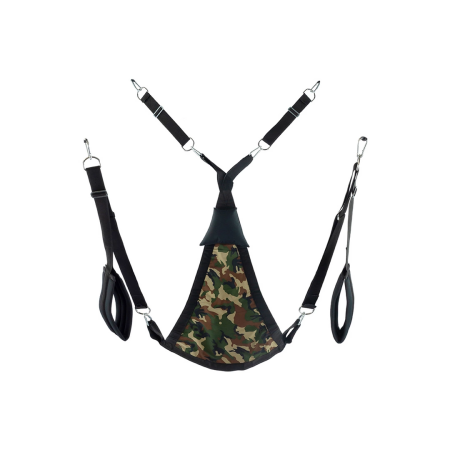 Dorcel Triangle Canvas Sling Camouflage 3/4 Attachment Points Set