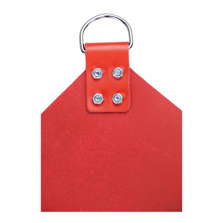 Saxos Red Leather Support Sling 4-Point, Adjustable, Cowhide, 100cm