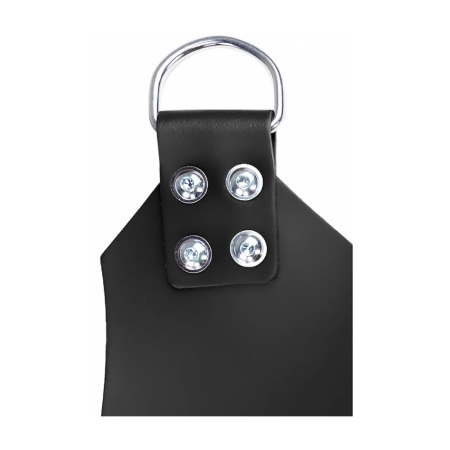 Mister B Leather Sling 4-Point Black - Premium Rectangular Support 100x62cm