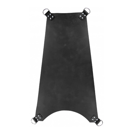 Mister B Leather Support Sling 4-Point, Black, Adjustable, 100x60x35cm